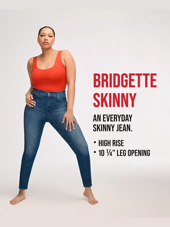 Женские джинсы Bridgette с высокой посадкой и зауженным силуэтом Lucky Brand — изображение 4 из 4