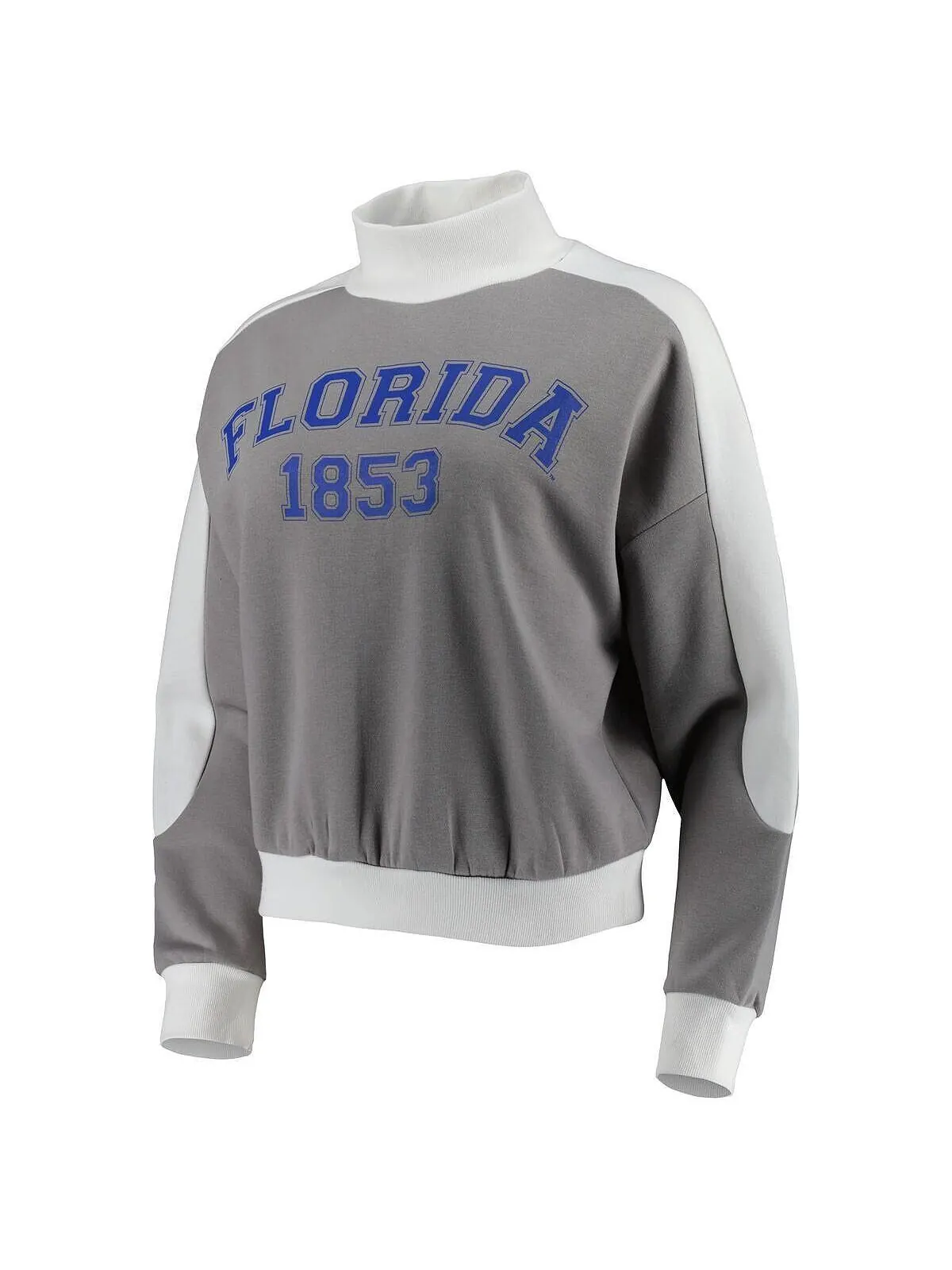 Женский серый свитшот Florida Gators Make it a Mock Sporty Pullover Gameday Couture — изображение 2 из 2