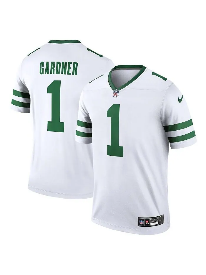 Мужское джерси Sauce Gardner White New York Jets Alternate Legend Nike — изображение 1 из 3, белый