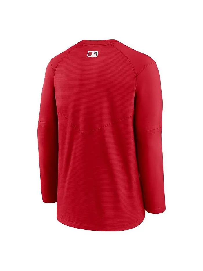 Мужская красная футболка с длинным рукавом и логотипом Washington Nationals Authentic Collection — изображение 3 из 3