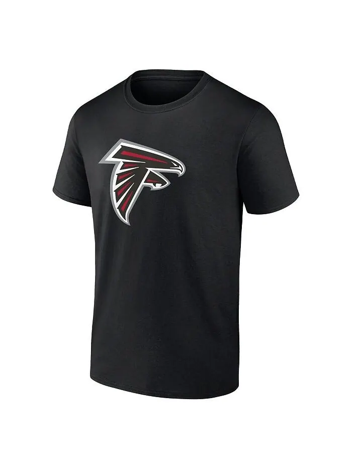 Мужская фирменная футболка Bijan Robinson Black Atlanta Falcons с именем и номером Fanatics — изображение 2 из 2, черный