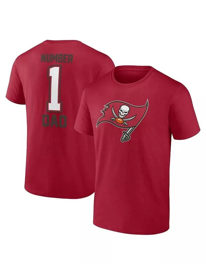 Мужская красная футболка Tampa Bay Buccaneers ко Дню отца Fanatics — изображение 1 из 3