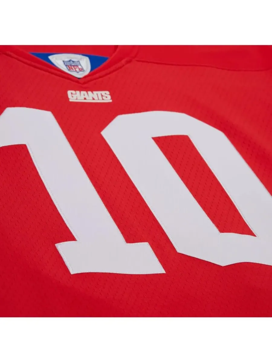 Mitchell & Ness Мужская красная футболка Эли Маннинга, реплика New York Giants 2004 года — изображение 3 из 5, красный