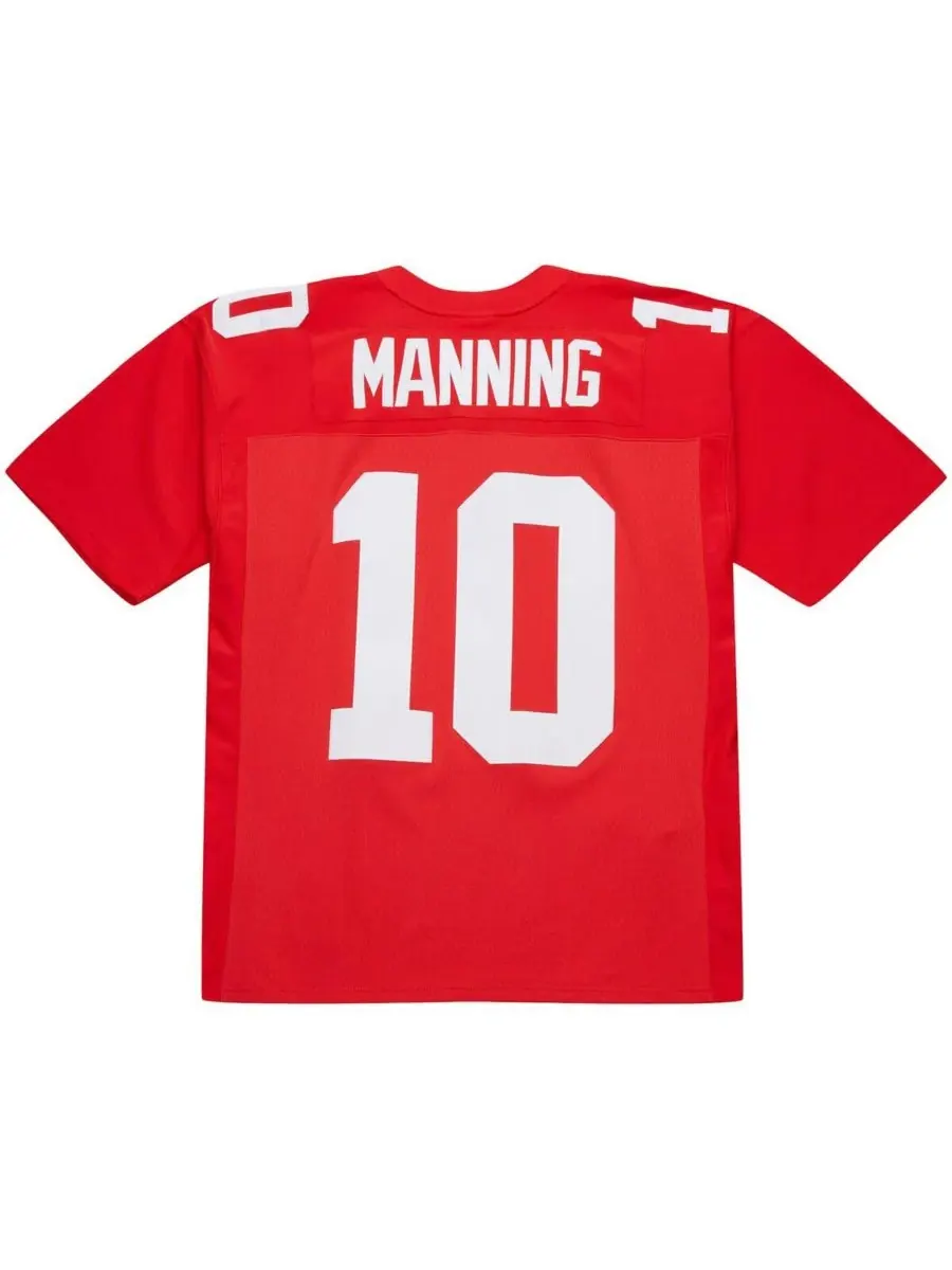 Mitchell & Ness Мужская красная футболка Эли Маннинга, реплика New York Giants 2004 года — изображение 4 из 5, красный