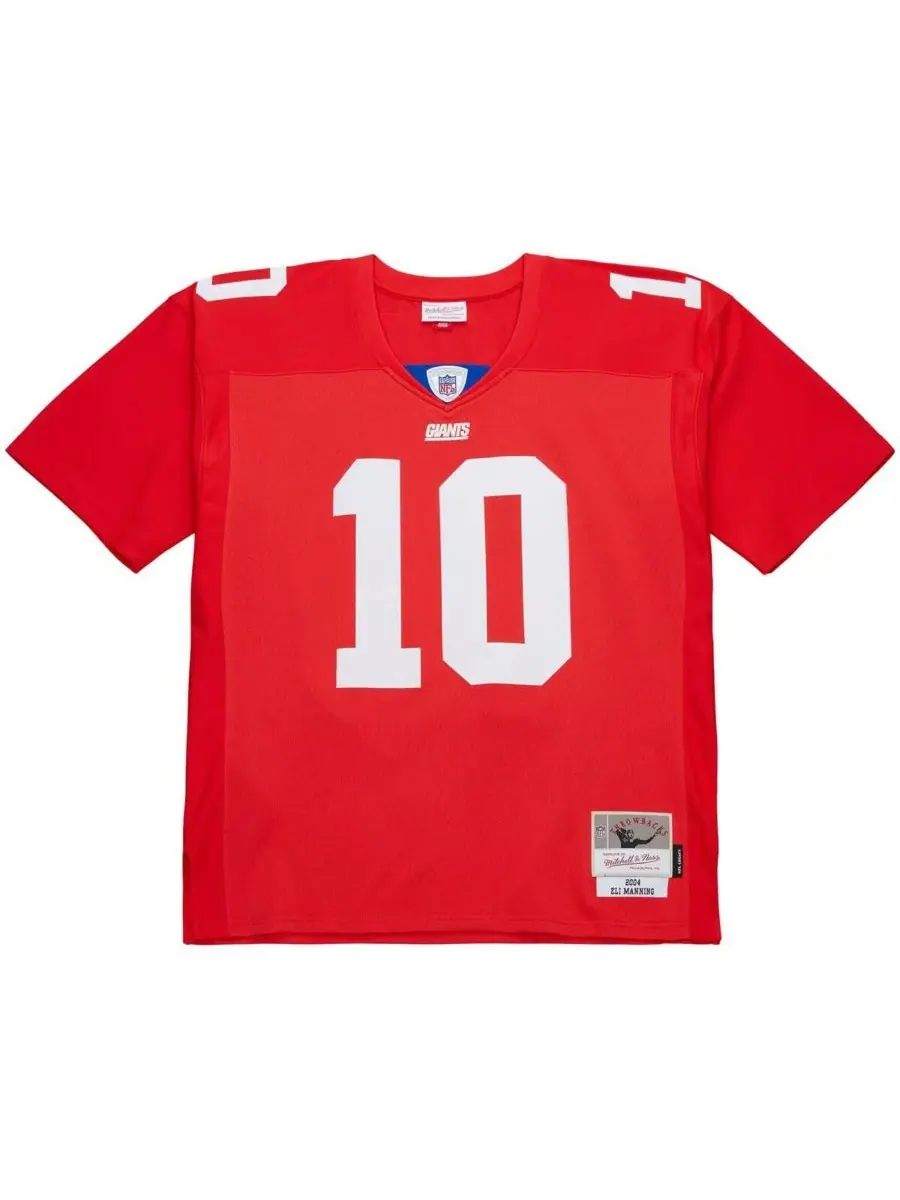 Mitchell & Ness Мужская красная футболка Эли Маннинга, реплика New York Giants 2004 года — изображение 5 из 5, красный