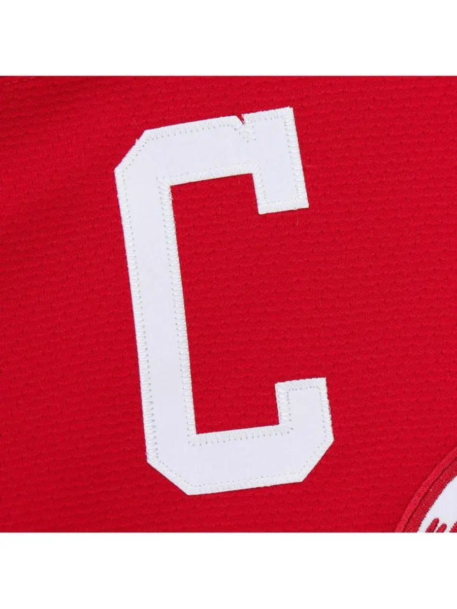 Mitchell & Ness Мужская красная майка Горди Хоу из команды «Детройт Ред Уингз» сезона 1960-61 — изображение 3 из 5, красный