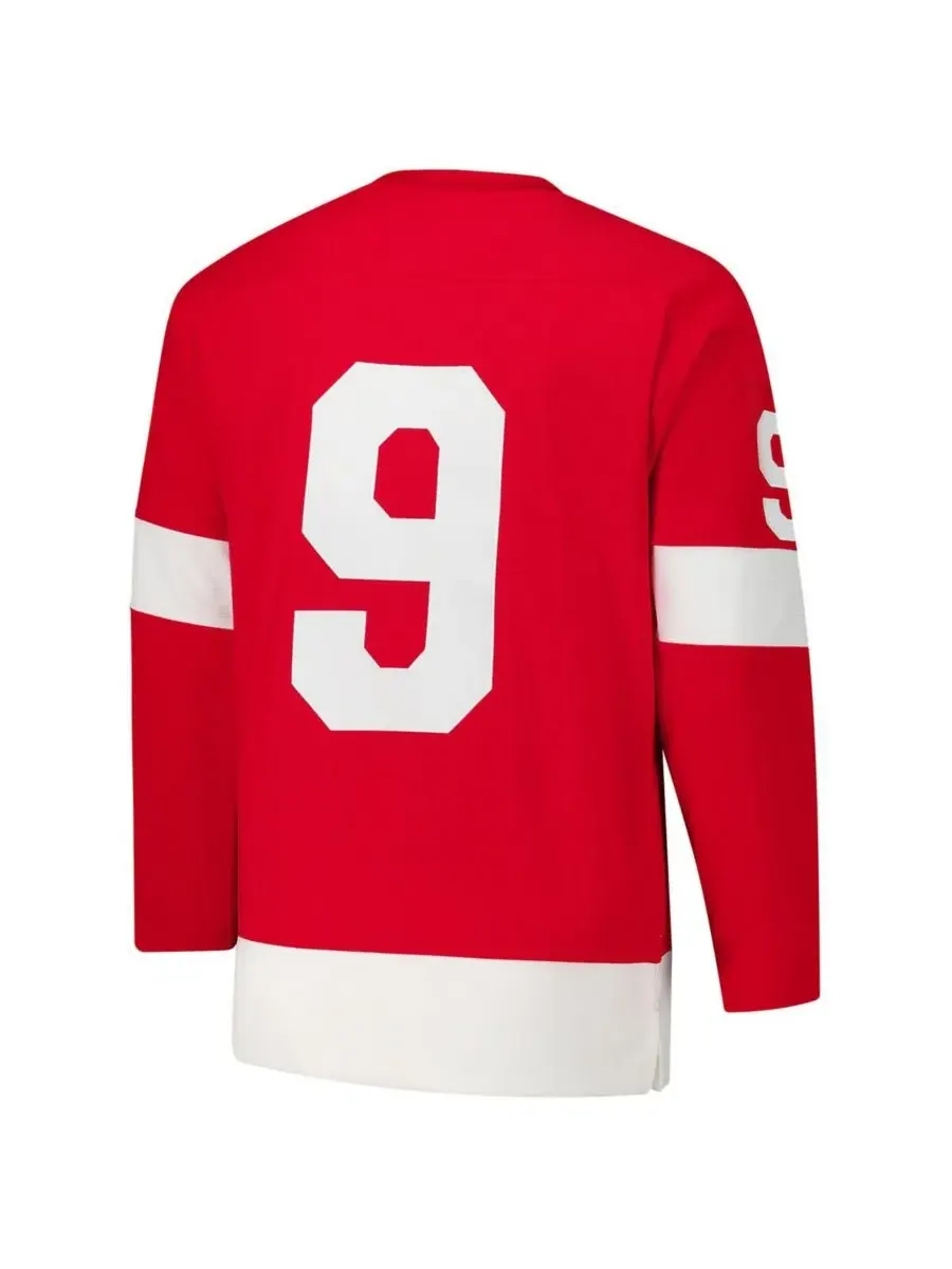 Mitchell & Ness Мужская красная майка Горди Хоу из команды «Детройт Ред Уингз» сезона 1960-61 — изображение 5 из 5, красный
