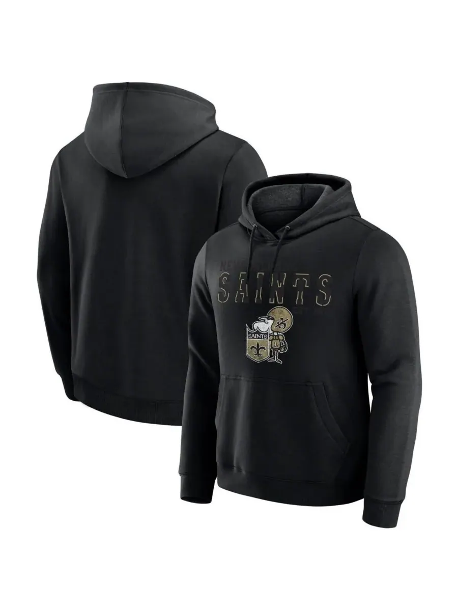 Fanatics Коллекция Darius Rucker: Мужская черная толстовка New Orleans Saints — изображение 1 из 3, черный