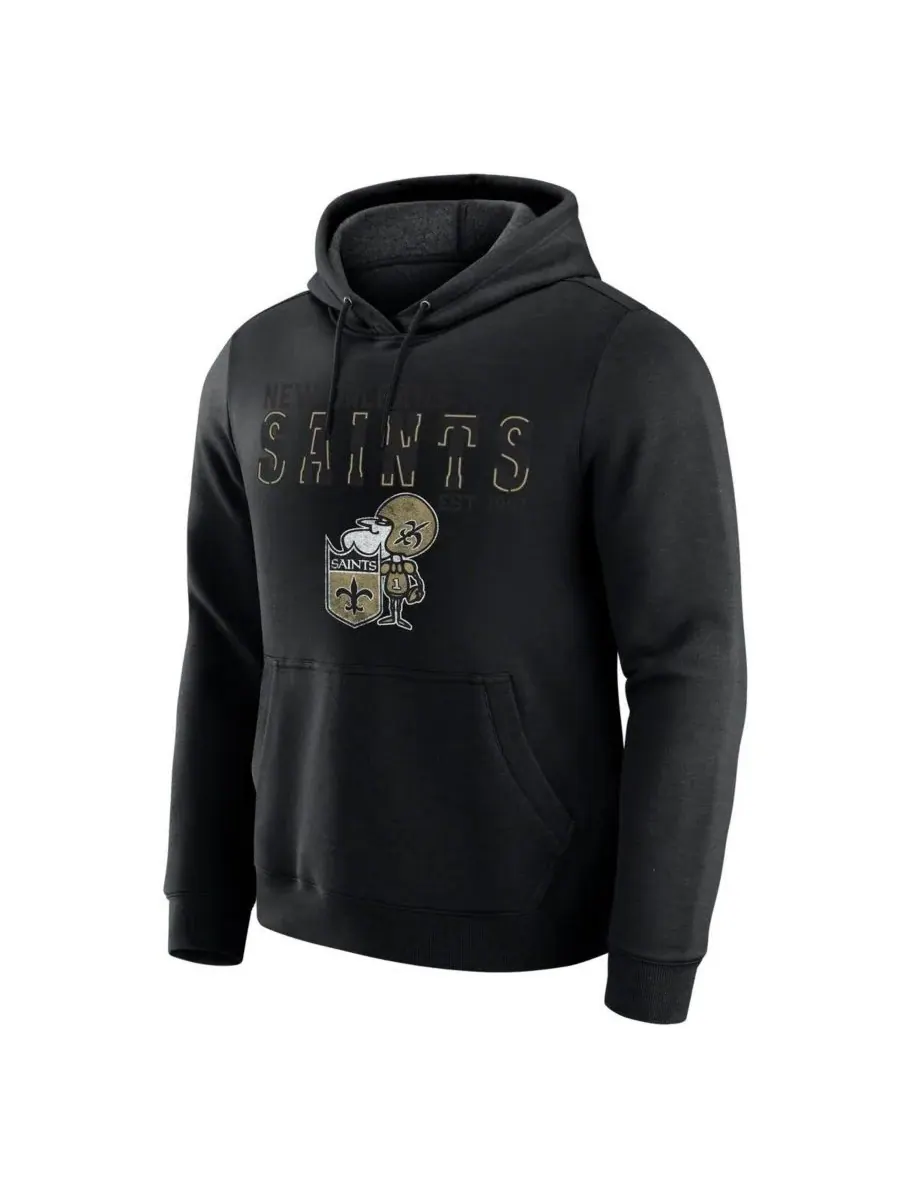 Fanatics Коллекция Darius Rucker: Мужская черная толстовка New Orleans Saints — изображение 2 из 3, черный