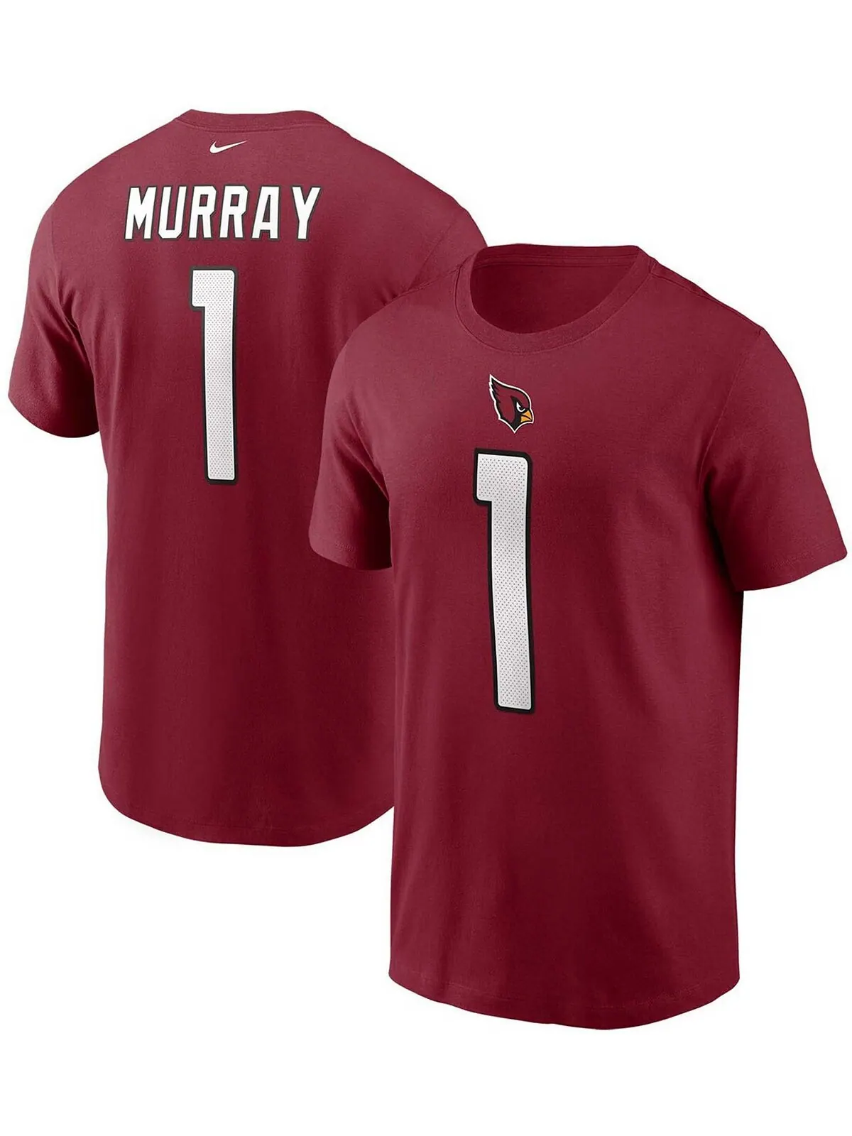 Мужская футболка с именем и номером Kyler Murray Cardinal Arizona Cardinals Nike — изображение 1 из 3, красный
