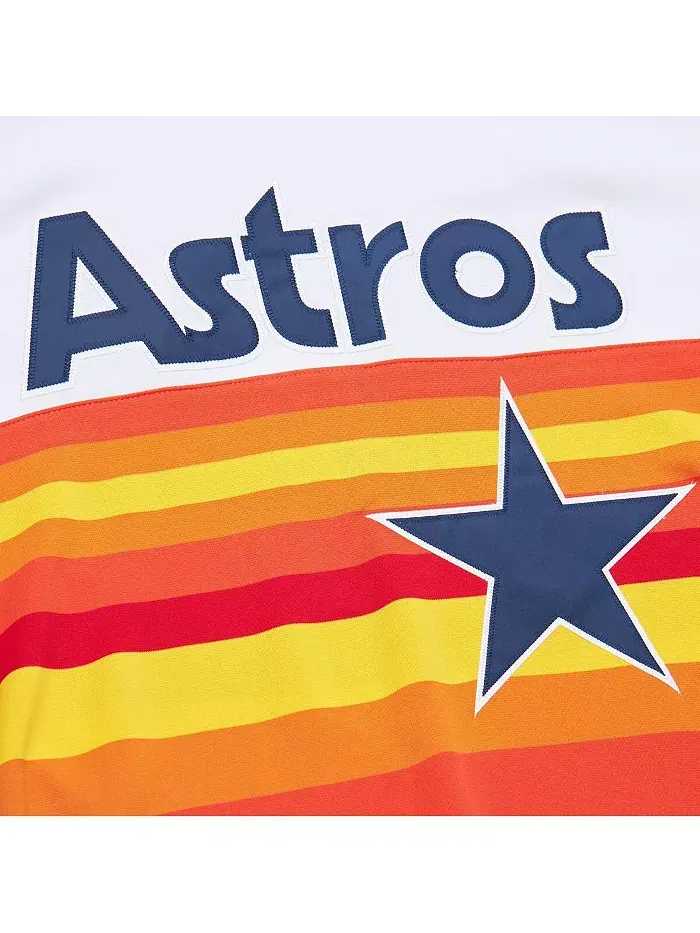 Мужская аутентичная ретро-футболка Mitchell Ness Craig Biggio Houston Astros 2004 из коллекции — изображение 4 из 4