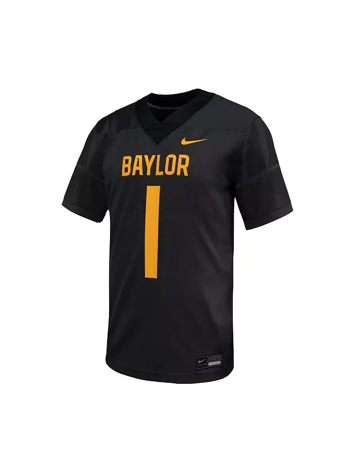 Мужская футбольная реплика джерси Baylor Bears Untouchable в цвете антрацит Nike — изображение 2 из 3