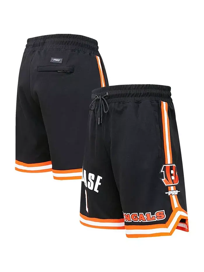 Мужские шорты Ja'Marr Chase черные Cincinnati Bengals с именем и номером игрока Pro Standard — изображение 1 из 3