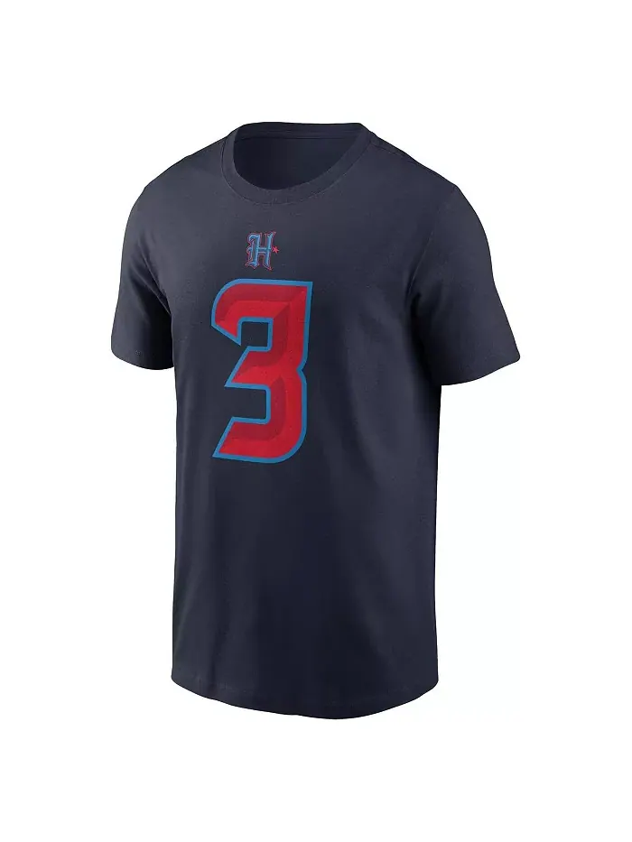 Мужская майка Dell Navy Houston Texans с именем и номером Nike — изображение 3 из 3