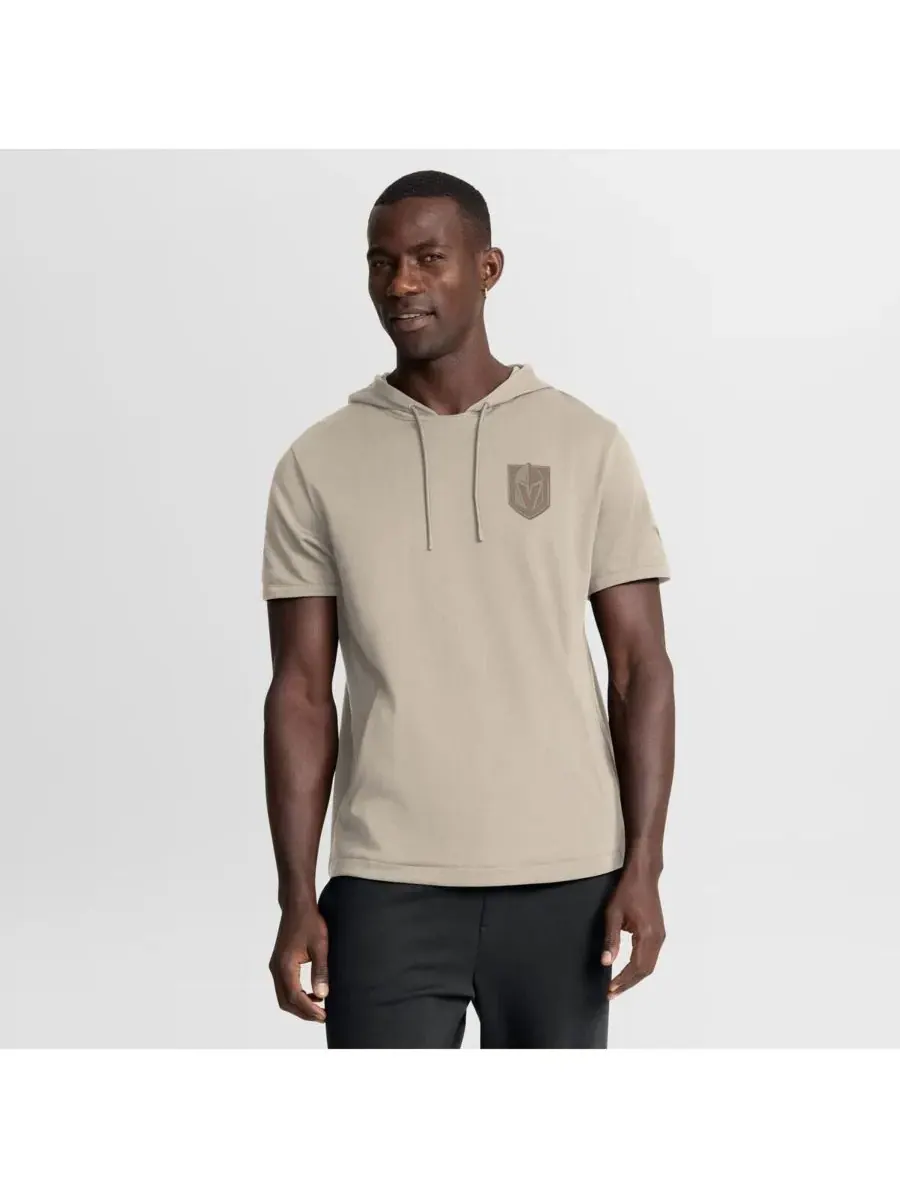 Fanatics Мужская толстовка с коротким рукавом Tan Vegas Golden Knights Authentic Pro Road — изображение 1 из 3, бежевый