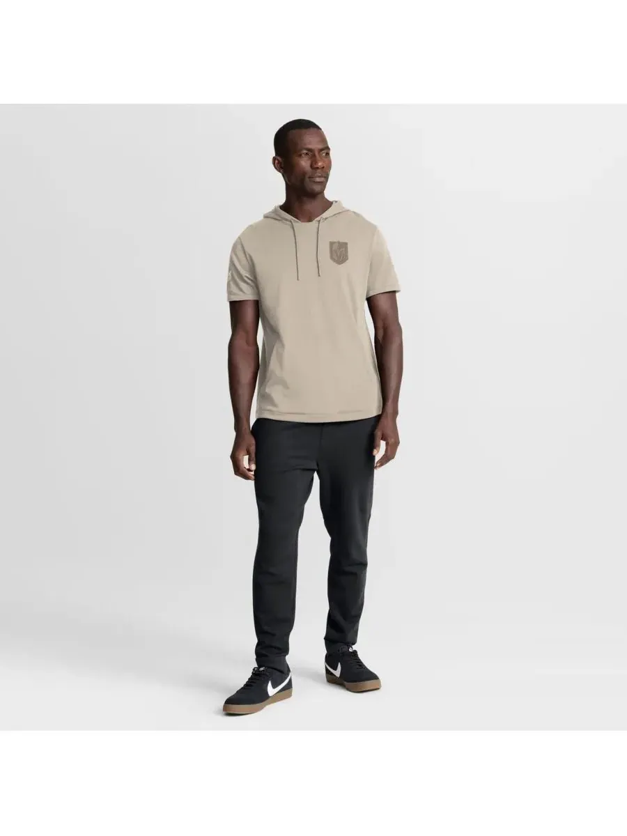 Fanatics Мужская толстовка с коротким рукавом Tan Vegas Golden Knights Authentic Pro Road — изображение 3 из 3, бежевый