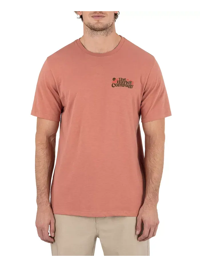 Мужская футболка с коротким рукавом Slub в стиле 90-х Hurley — изображение 2 из 7