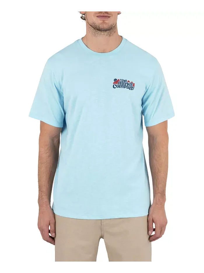 Мужская футболка с коротким рукавом Slub в стиле 90-х Hurley — изображение 5 из 7