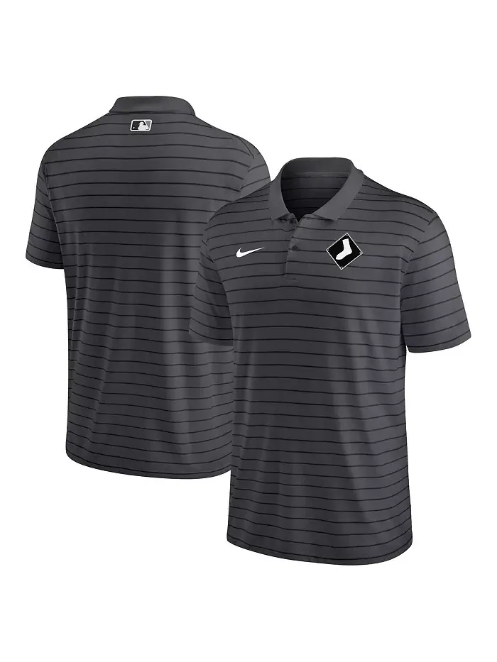 Мужская поло Victory Performance Chicago White Sox City Connect цвета угольного серого Nike — изображение 1 из 3