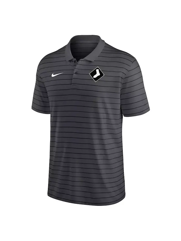 Мужская поло Victory Performance Chicago White Sox City Connect цвета угольного серого Nike — изображение 2 из 3