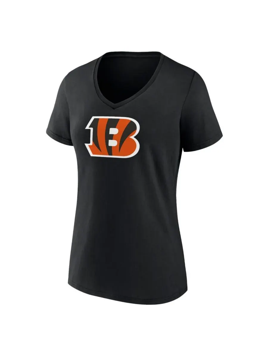 Fanatics Женская черная футболка с V-образным вырезом Cincinnati Bengals ко Дню матери — изображение 2 из 3, черный