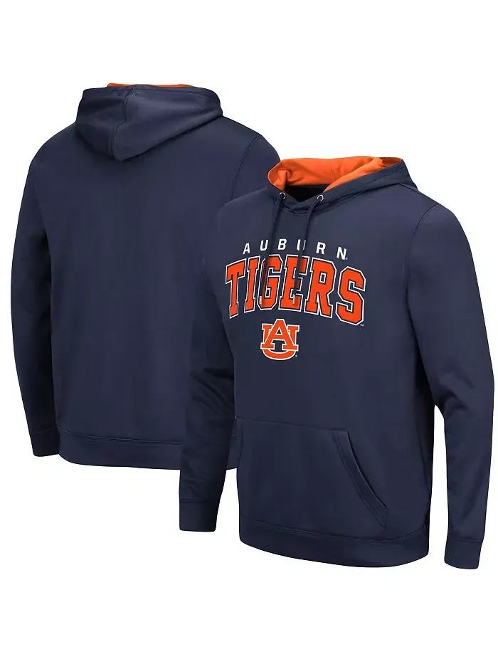 Мужская синяя толстовка с капюшоном Auburn Tigers Resistance Colosseum — изображение 1 из 3