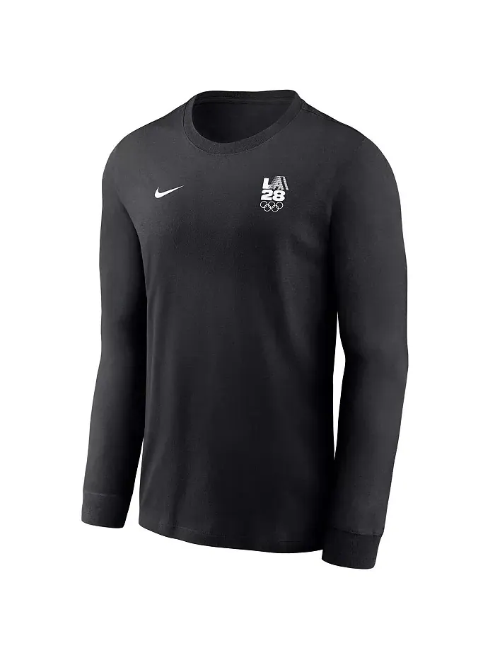 Мужская черная футболка с длинным рукавом LA 2028 Summer Olympics Team Issue Legend Performance Nike — изображение 1 из 1