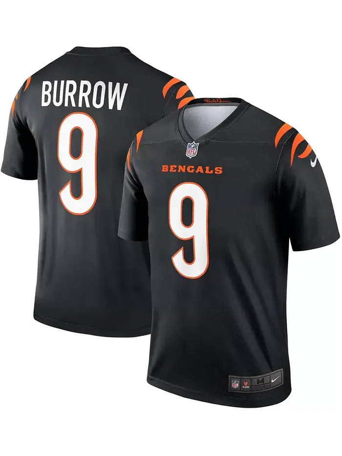 Мужская футболка Joe Burrow Black Cincinnati Bengals Legend Nike — изображение 1 из 3