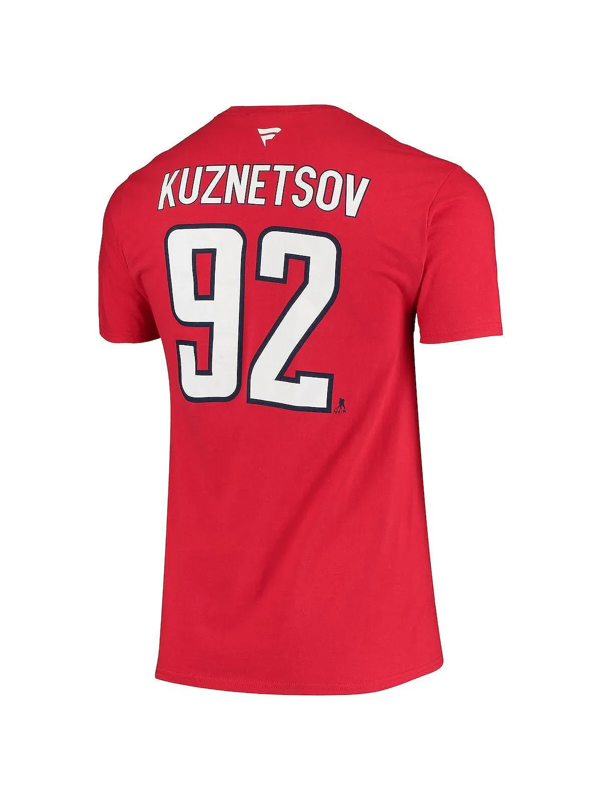 Мужская фирменная футболка evgeny kuznetsov red washington capitals с именем и номером Fanatics — изображение 3 из 3, красный