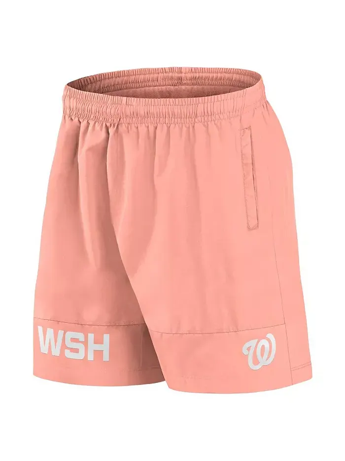 Мужские шорты для плавания Coral Washington Nationals Elements Fanatics — изображение 2 из 3
