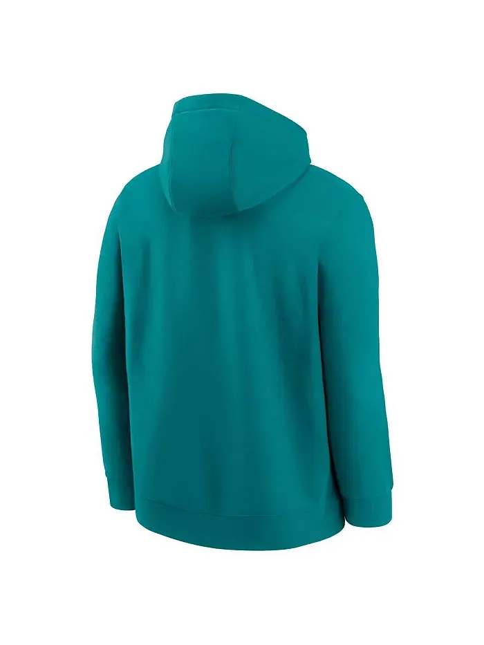 Мужская толстовка с капюшоном Aqua Miami Dolphins Rewind Club Logo Nike — изображение 2 из 3