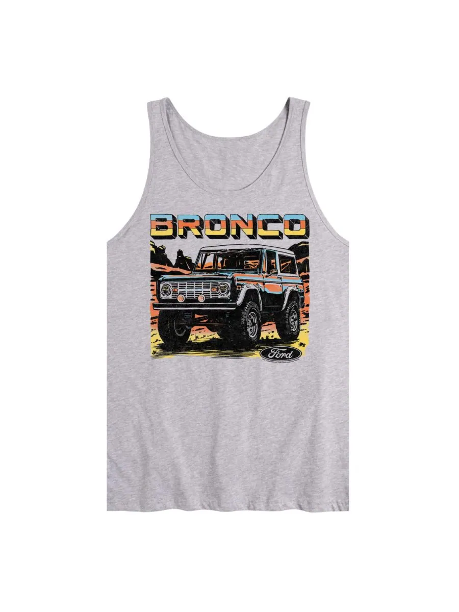 Мужская майка-футболка Hybrid Apparel Ford Bronco AIRWAVES, Ath Hthr — изображение 1 из 3