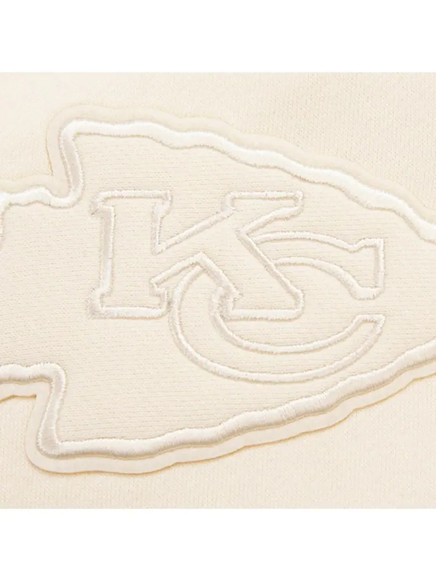Pro Standard Мужские кремовые флисовые спортивные штаны Kansas City Chiefs нейтрального цвета — изображение 2 из 4, бежевый