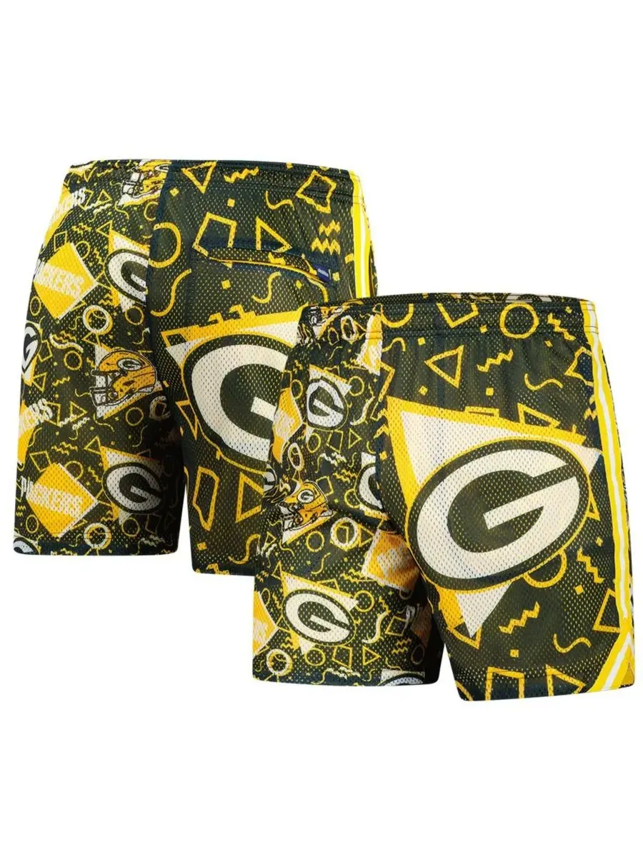 Chubbies Мужские сетчатые шорты Green Bay Packers
