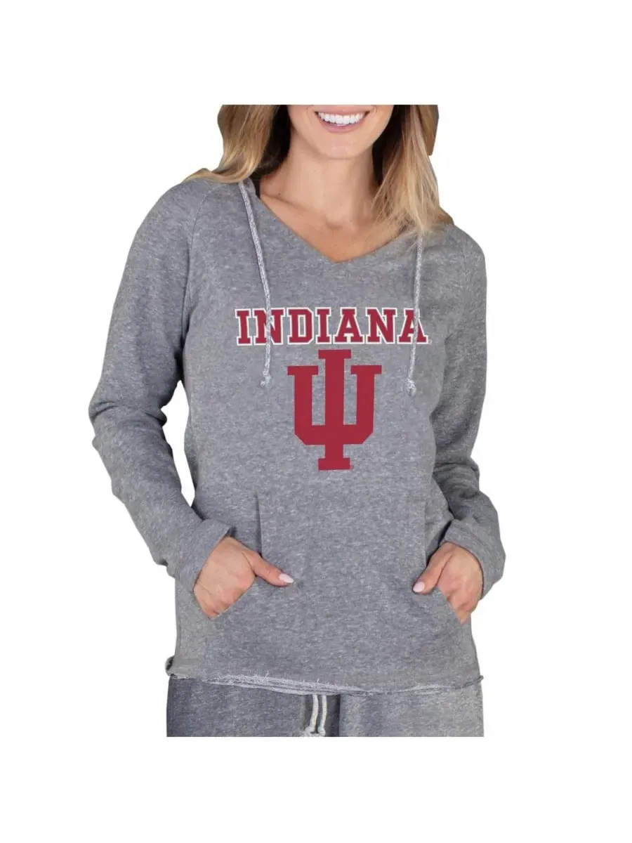 Concepts Sport Женская серая легкая махровая толстовка Indiana Hoosiers Mainstream — изображение 1 из 1, серый
