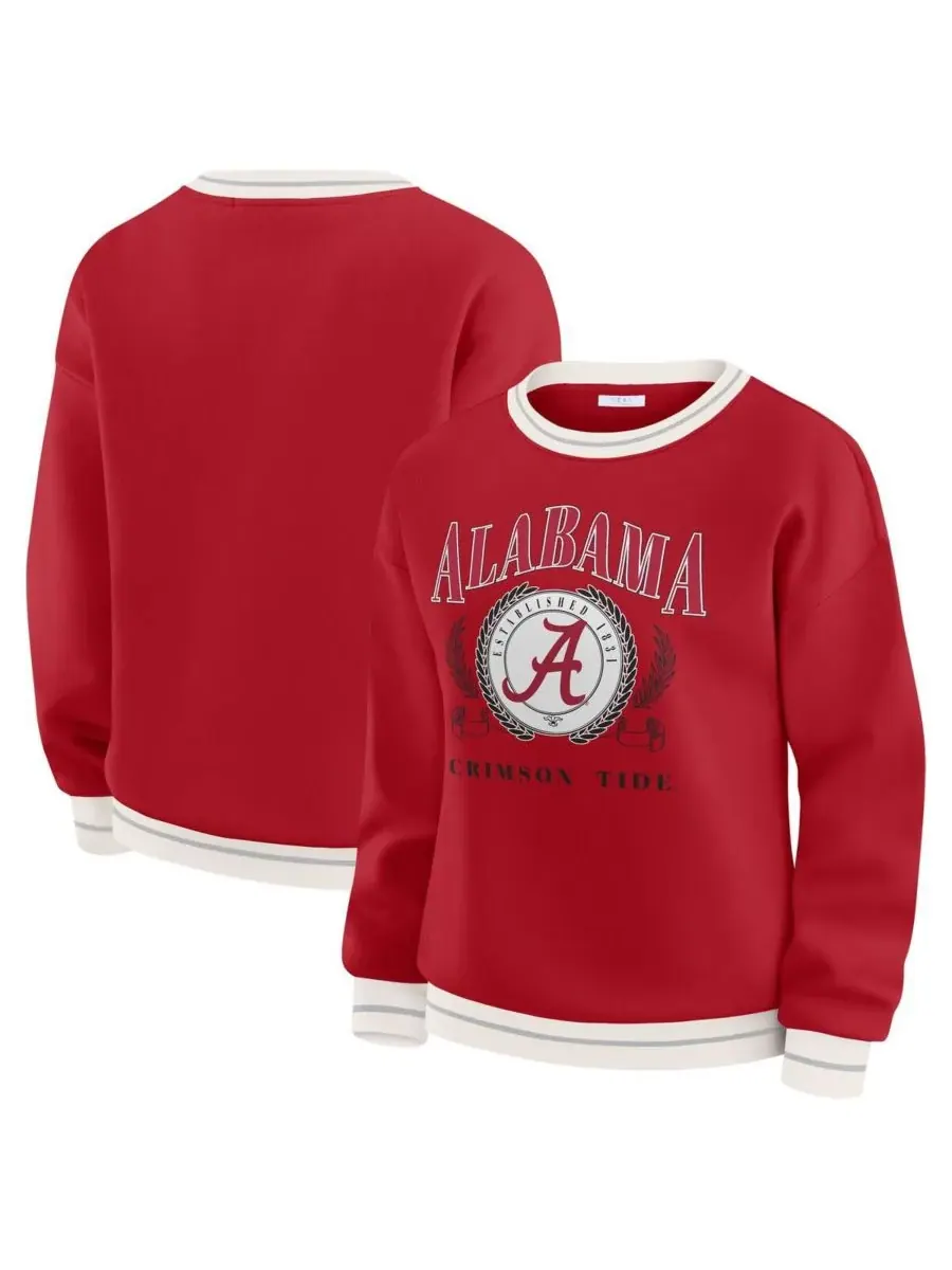 WEAR by Erin Andrews Женская толстовка с изображением тюленя и символикой команды Crimson Tide из — изображение 1 из 3