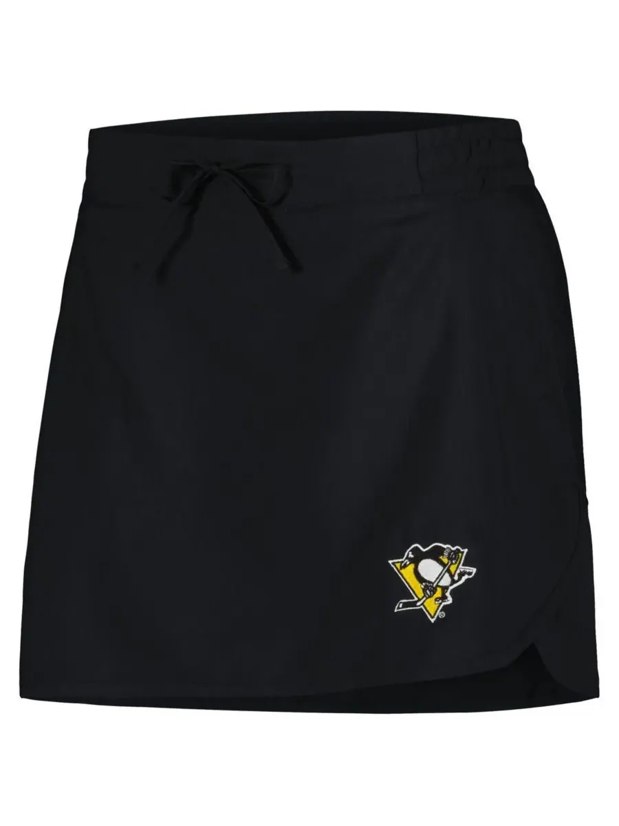 Columbia Женские черные юбки Pittsburgh Penguins Lakewood Pines Omni-Wick — изображение 3 из 3, черный