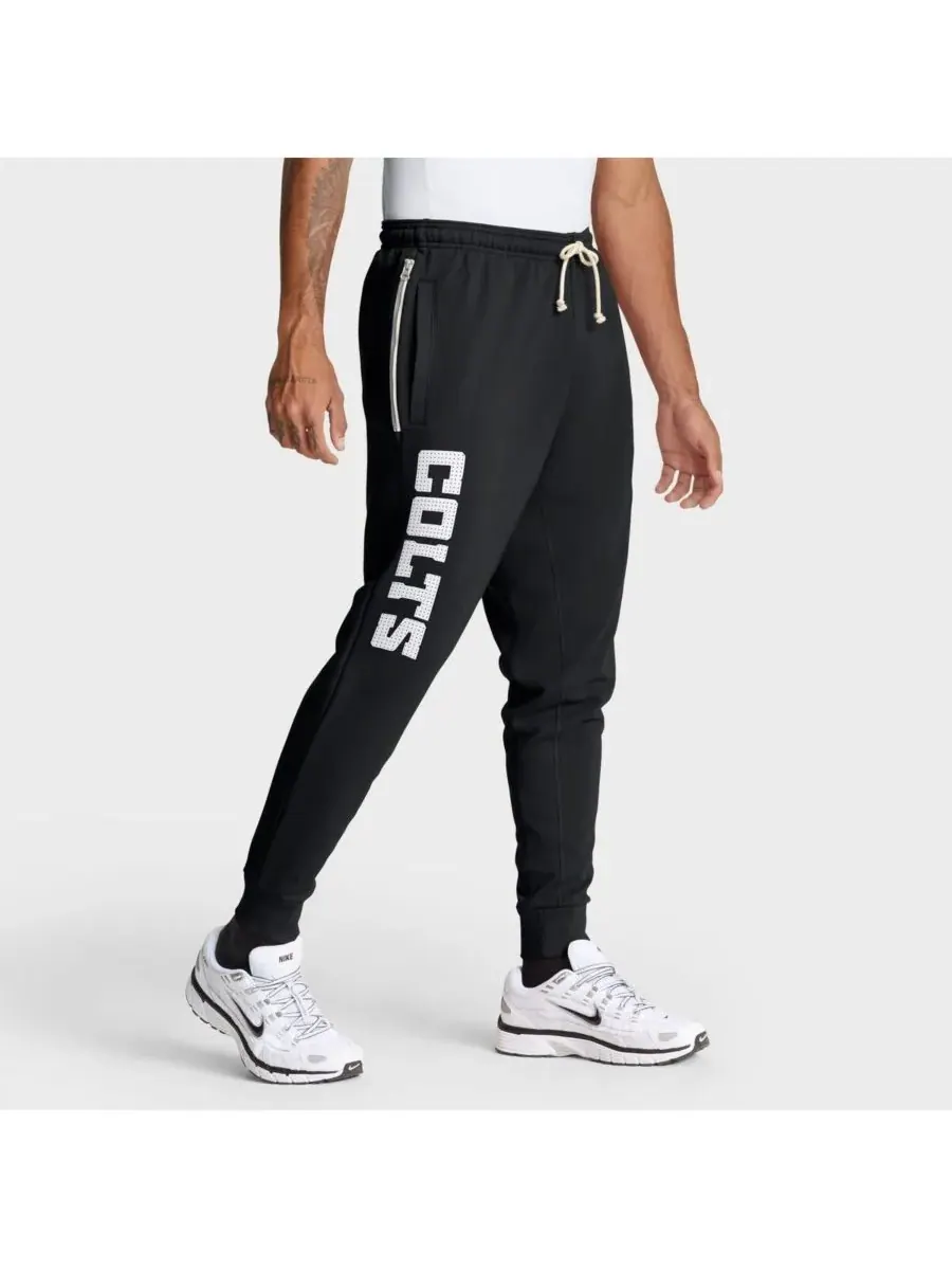 Nike Мужские черные спортивные брюки Indianapolis Colts Sideline Standard Issue Ground Game Dri-FIT