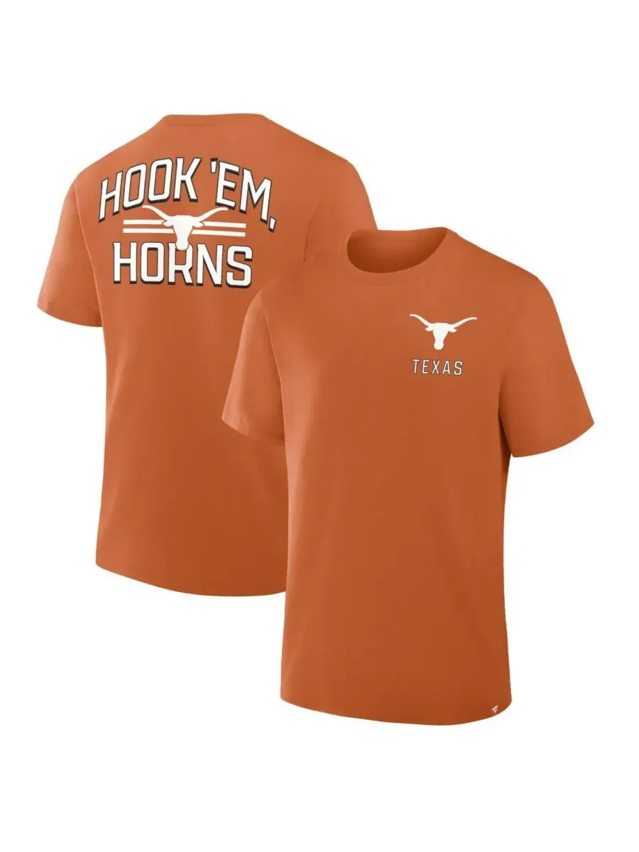 Fanatics Мужская оранжевая футболка Texas Longhorns Quad Legacy — изображение 1 из 3, оранжевый