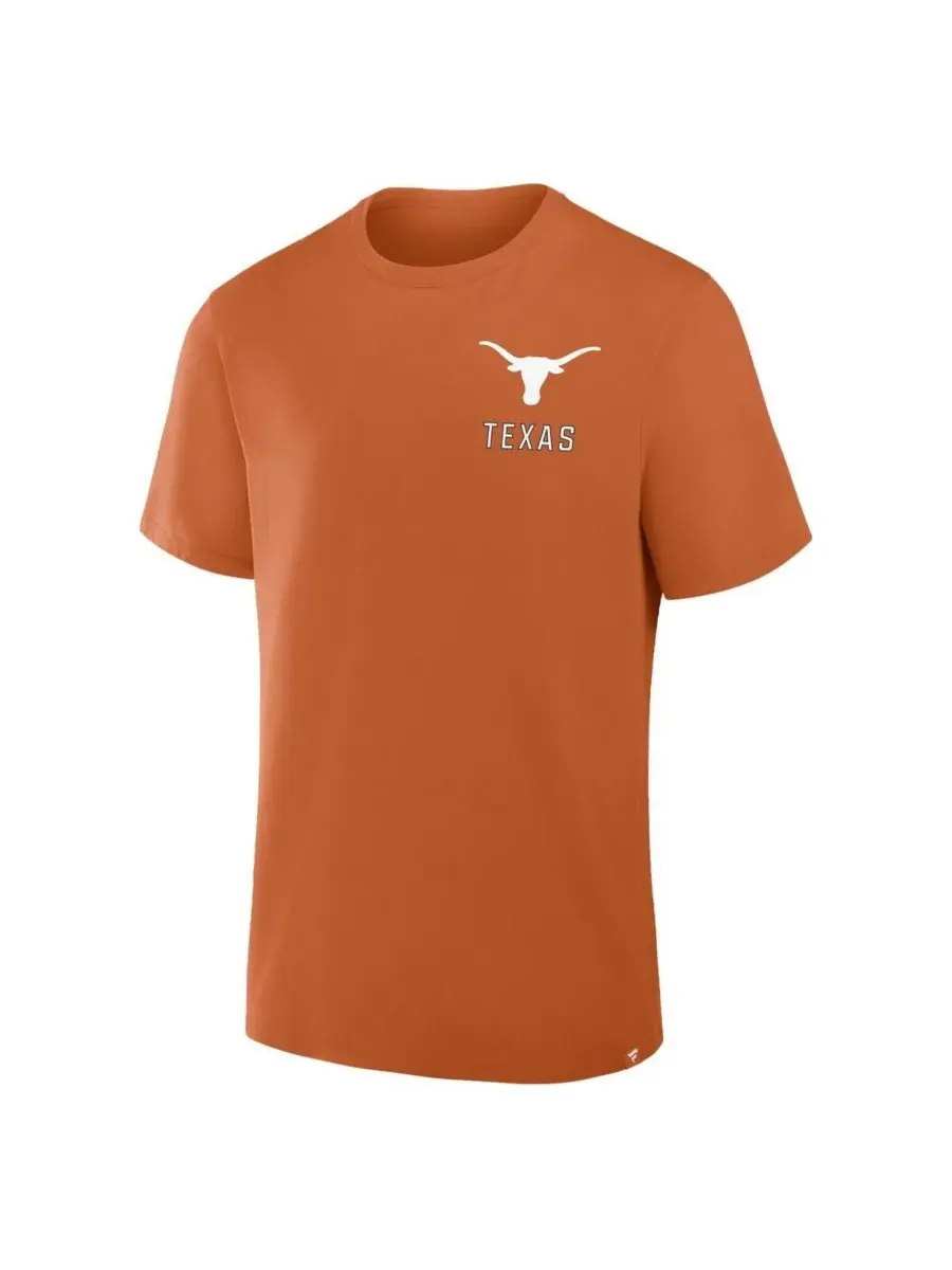 Fanatics Мужская оранжевая футболка Texas Longhorns Quad Legacy — изображение 2 из 3, оранжевый