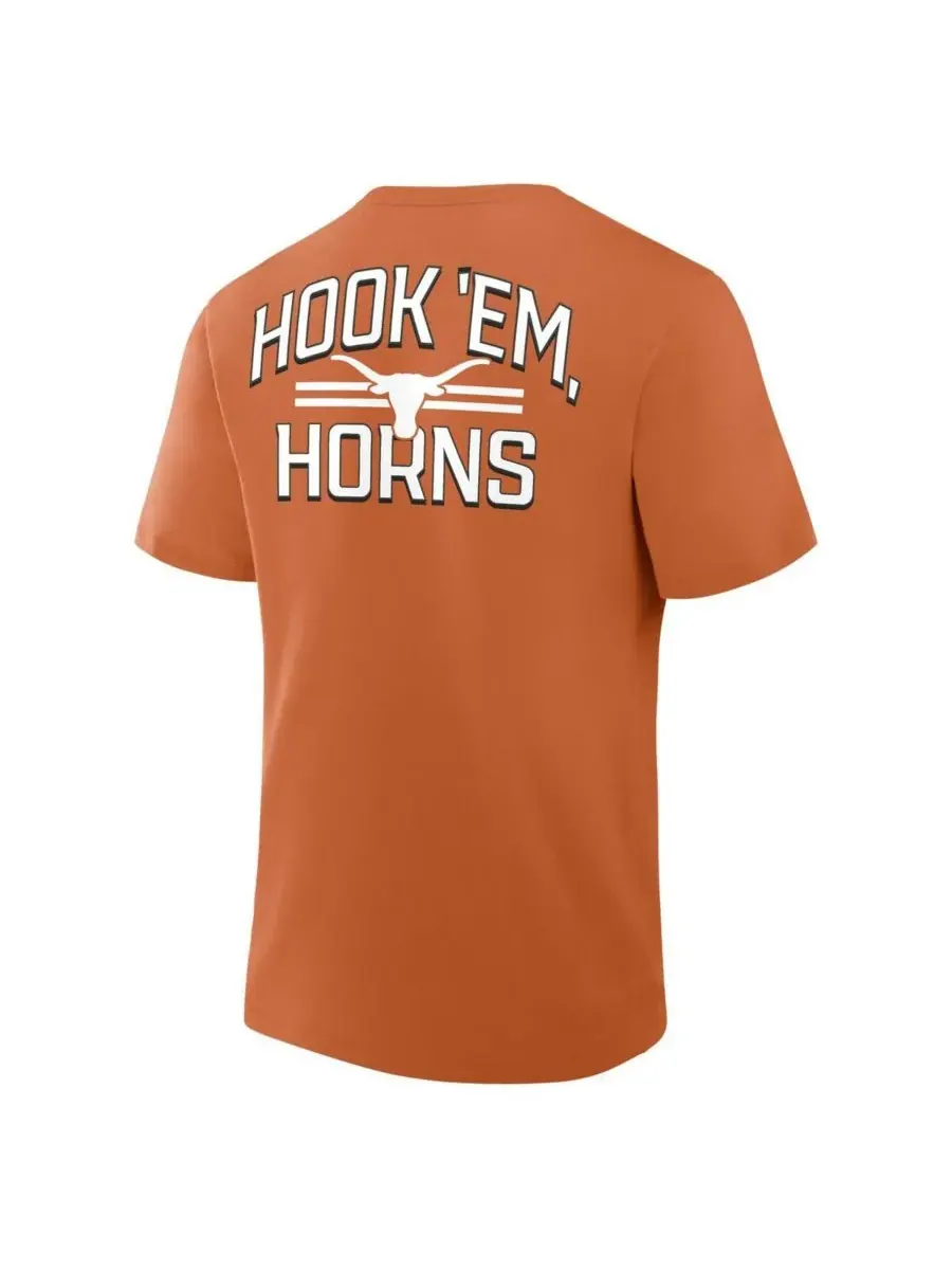 Fanatics Мужская оранжевая футболка Texas Longhorns Quad Legacy — изображение 3 из 3, оранжевый