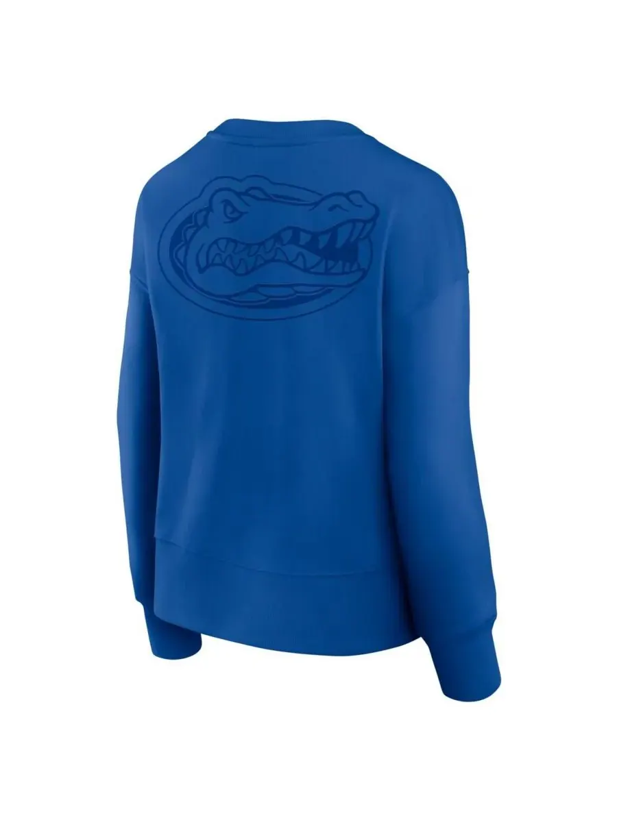 Женская толстовка-пуловер Royal Florida Gators Supersoft Flow из флиса Fanatics — изображение 2 из 3, королевский