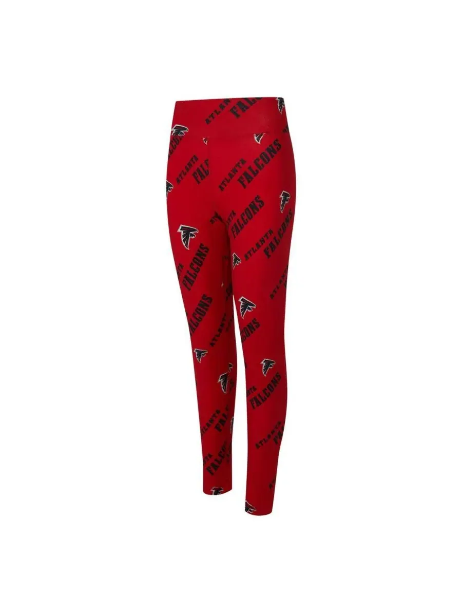 Concepts Sport Женские красные леггинсы с мозаичным принтом в виде логотипа команды Atlanta Falcons — изображение 3 из 3
