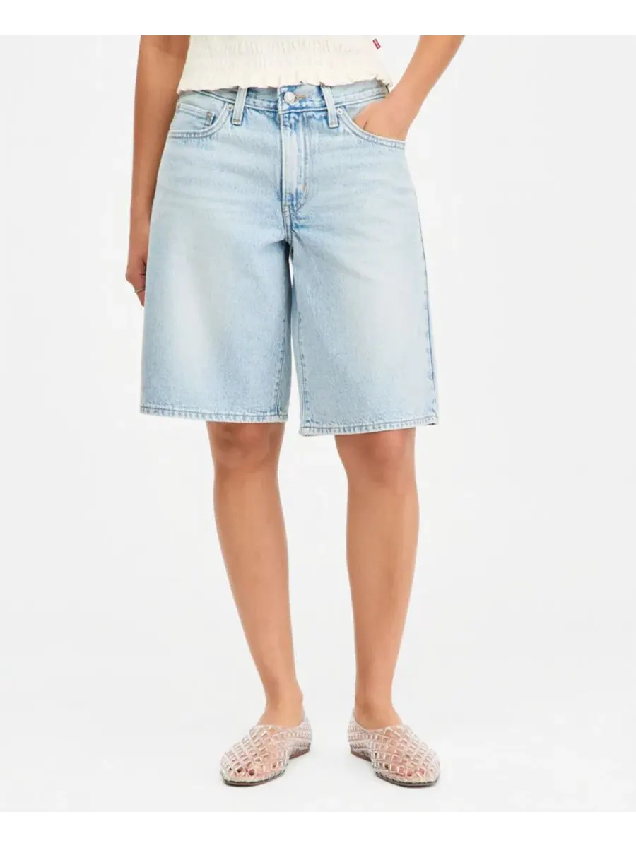 Женские свободные шорты средней посадки Levi's, Abraided Art Jort — изображение 3 из 7