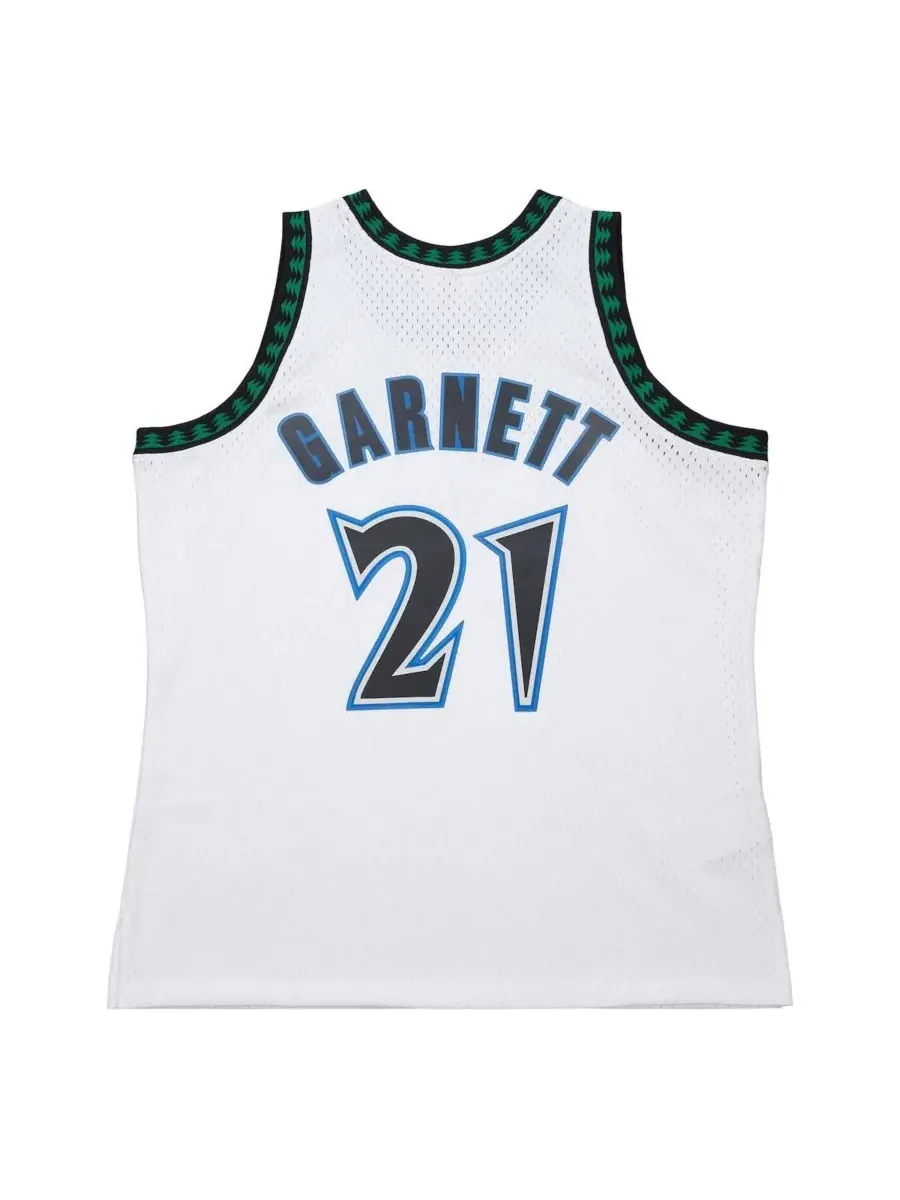 Mitchell & Ness Мужская белая майка Кевина Гарнетта "Миннесота Тимбервулвз" сезона 2003-04 — изображение 3 из 3, белый