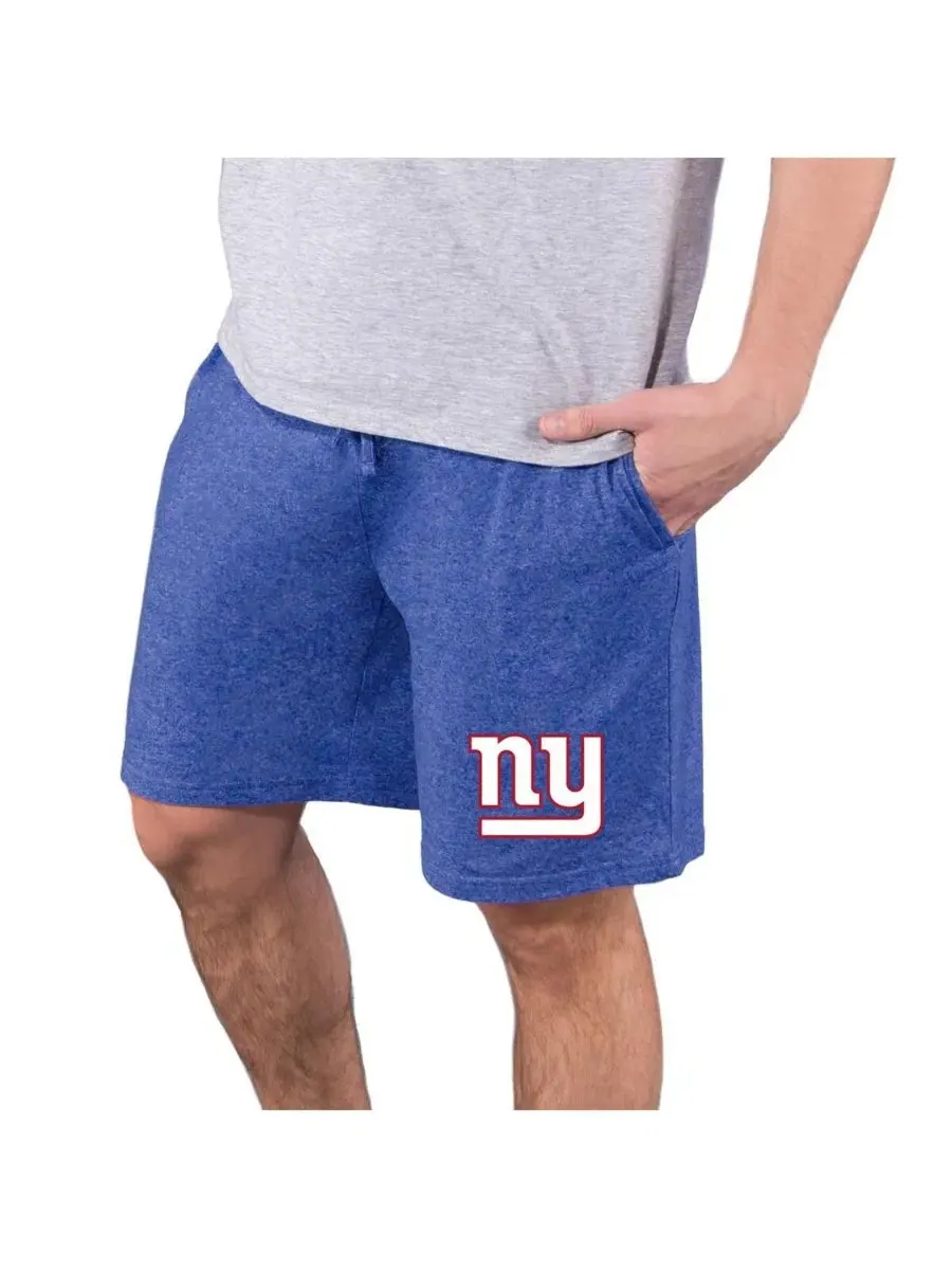Мужские вязаные шорты Royal New York Giants Quest Knit Jam Shorts Concepts Sport — изображение 1 из 1, королевский