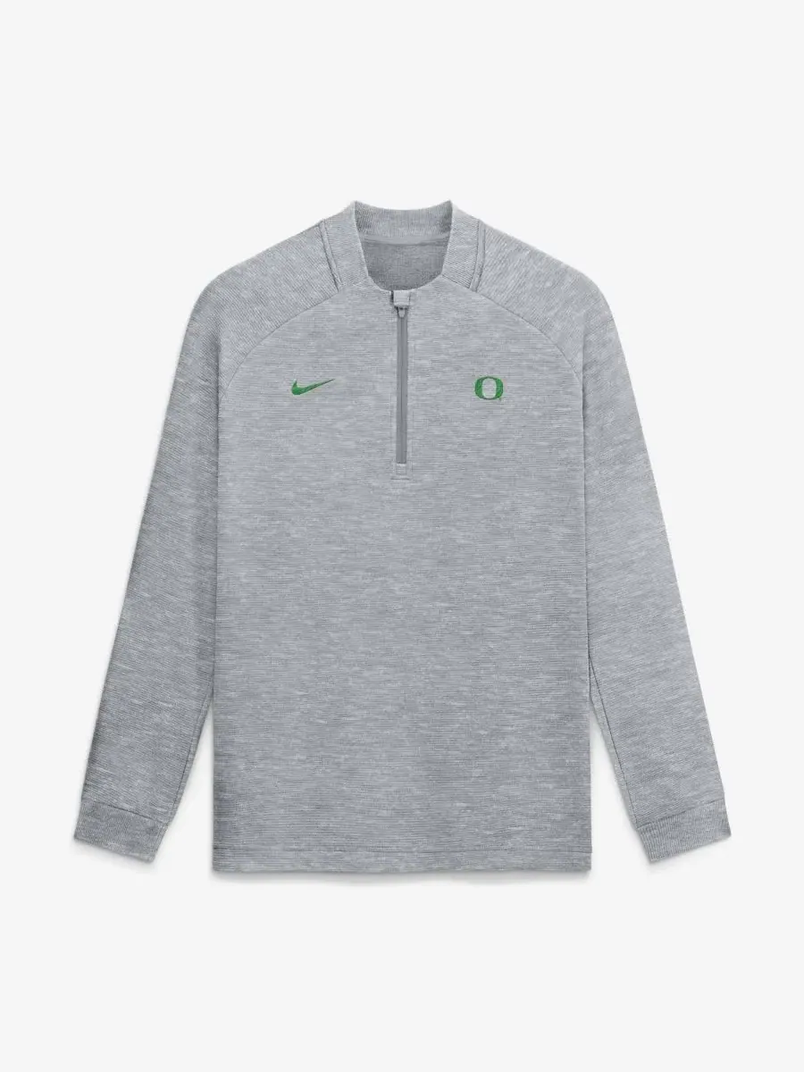 Пуловер с полузастежкой-молнией Oregon Ducks Golf Par 5 Therma-FIT Tri-Blend Nike — изображение 1 из 2, серый