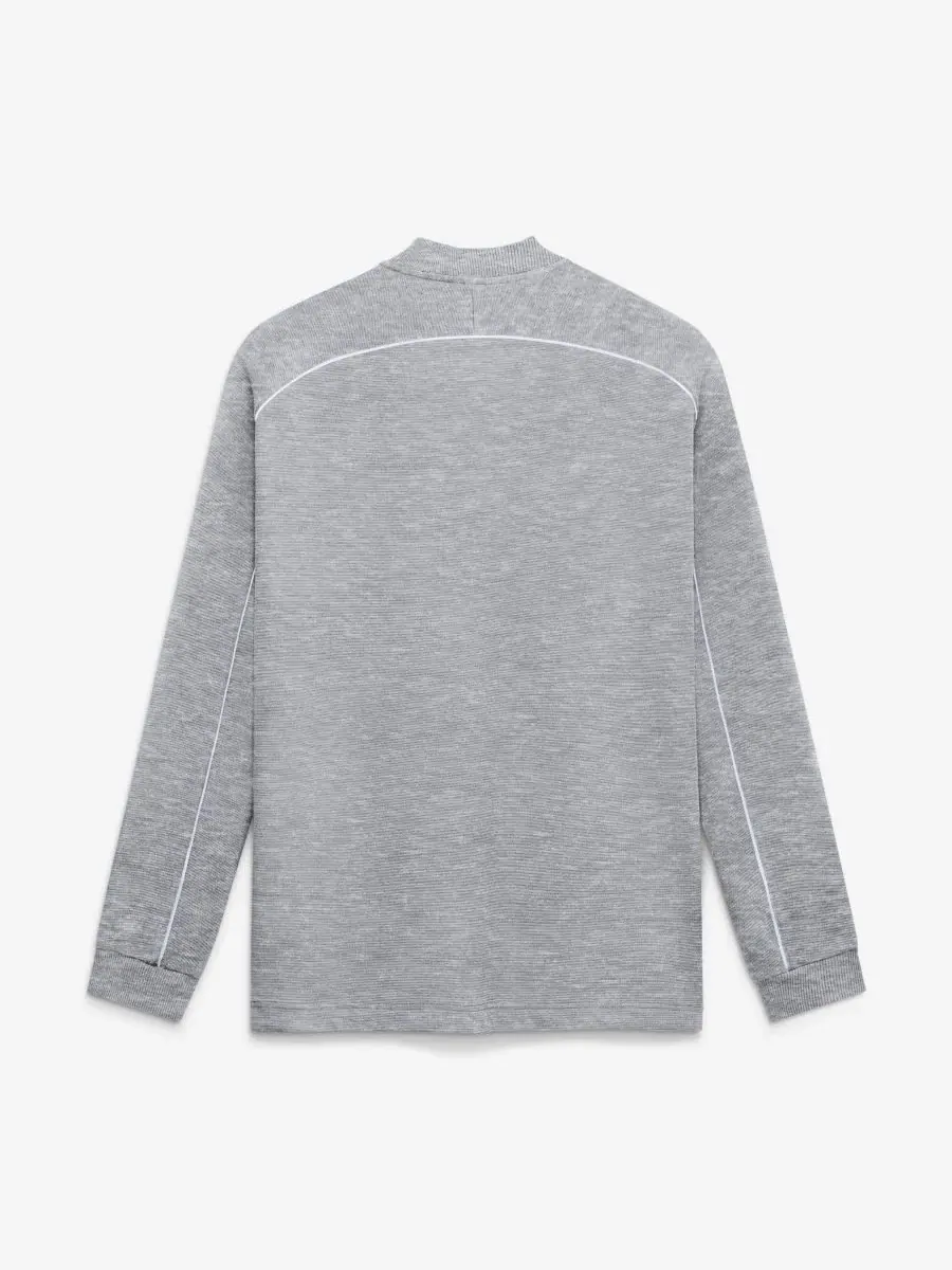 Пуловер с полузастежкой-молнией Oregon Ducks Golf Par 5 Therma-FIT Tri-Blend Nike — изображение 2 из 2, серый