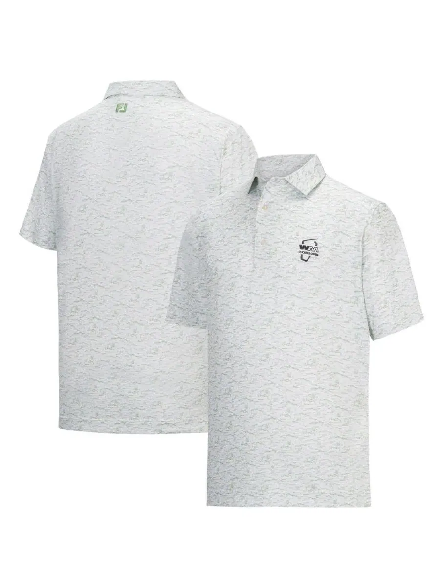 Поло с принтом WM Phoenix Open ProDry FootJoy — изображение 1 из 3, белый
