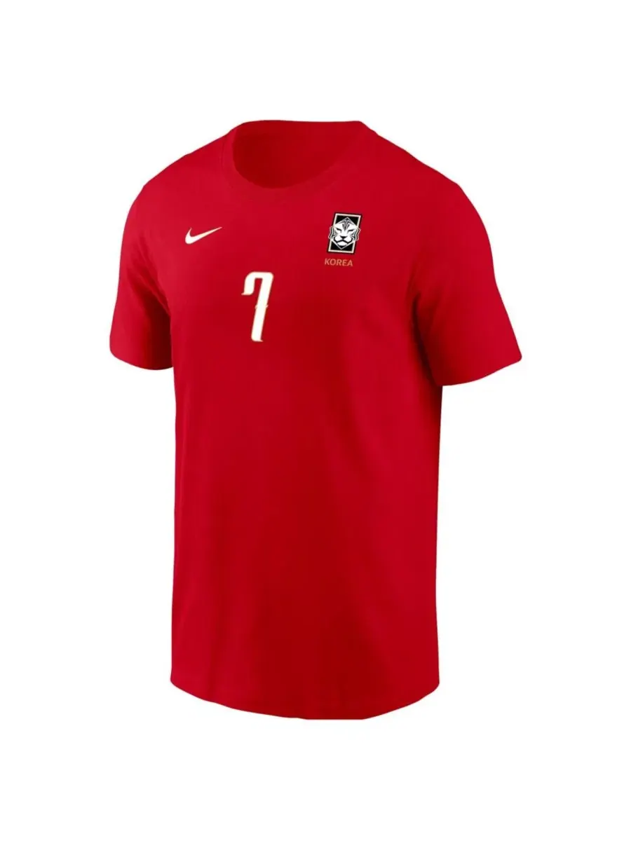 Футболка с длинным рукавом Son Heung-Min Name Number Nike — изображение 3 из 3, красный